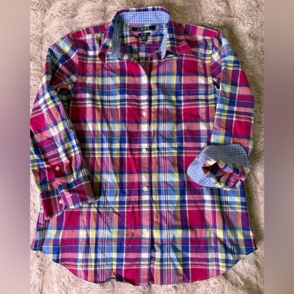 Chaps No Iron Button Up